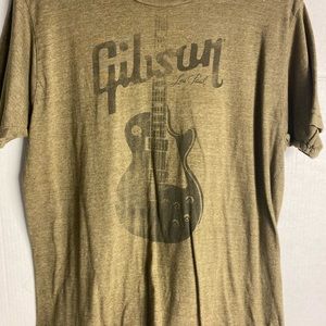 Men’s Gibson Les Paul Guitar Vintage t shirt